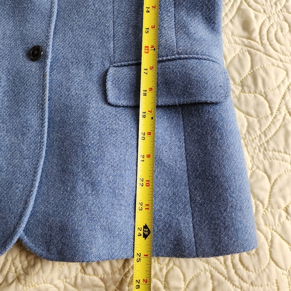 Lands' End Light Blue Blazer sz 10 - Picture 9 of 15